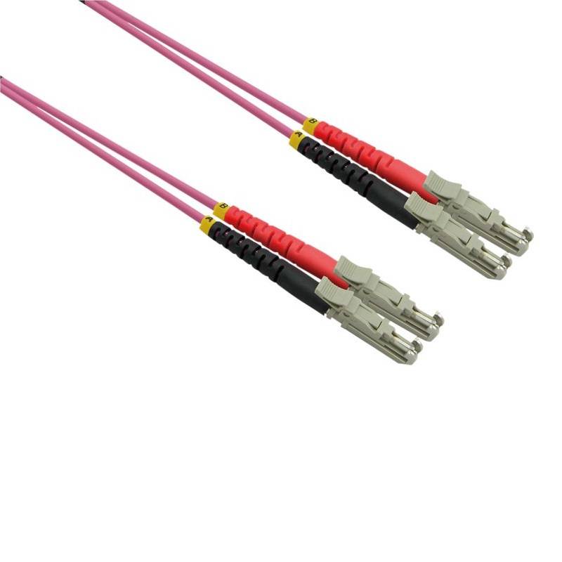 Roline 21.15.9493 Glasfaser LWL Anschlusskabel 3.00 m Violett [1x LSH-Stecker - 1x LSH-Stecker] 50/125 µ Multimode OM4