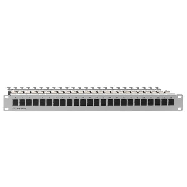 Rutenbeck PP-UMCat6Aiso24/24/1 24 Port Netzwerk-Patchpanel 483mm (19") CAT 6 1 HE