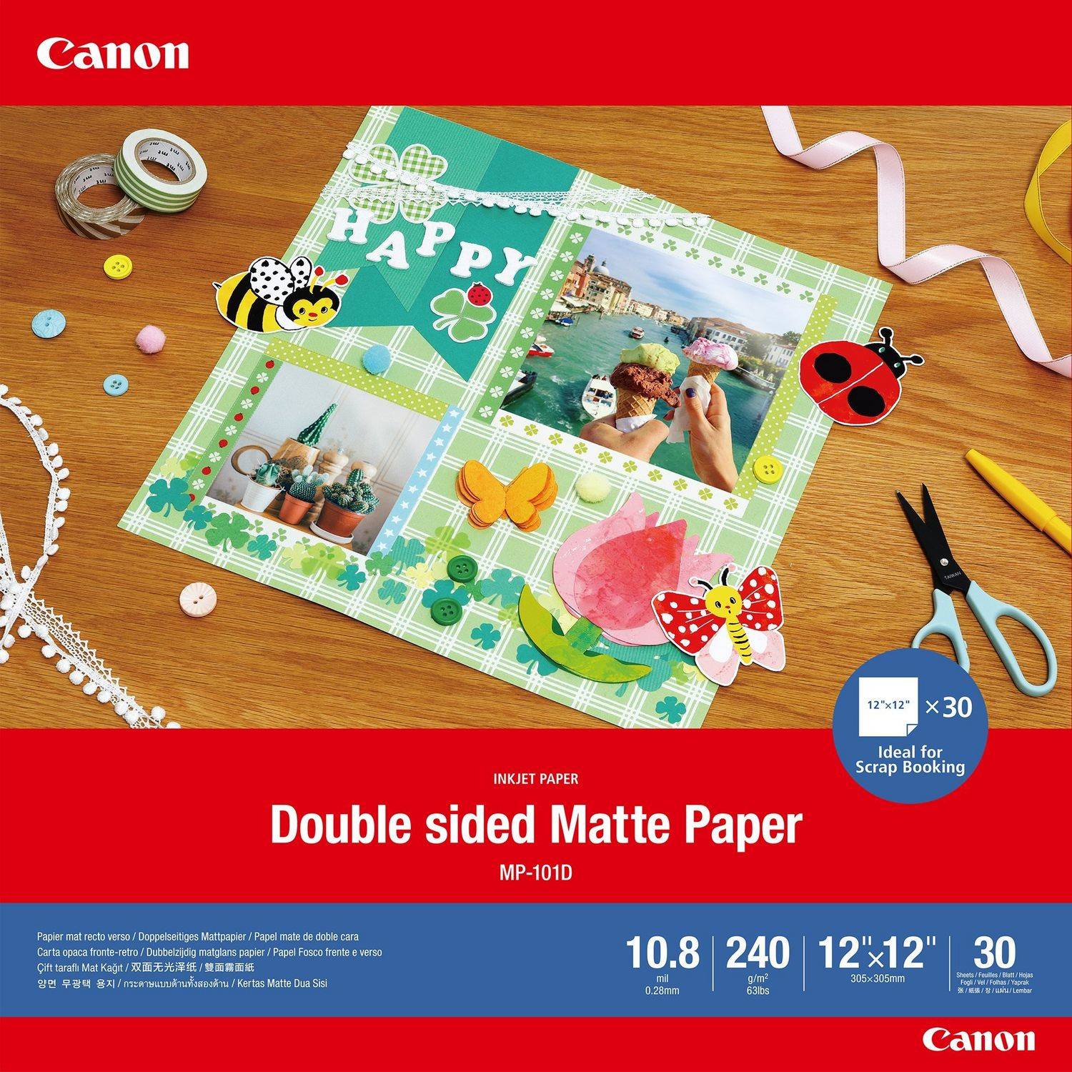 Canon MP-101D 4076C007 Fotopapier 240 g/m² 1 St. Beide Seiten bedruckbar
