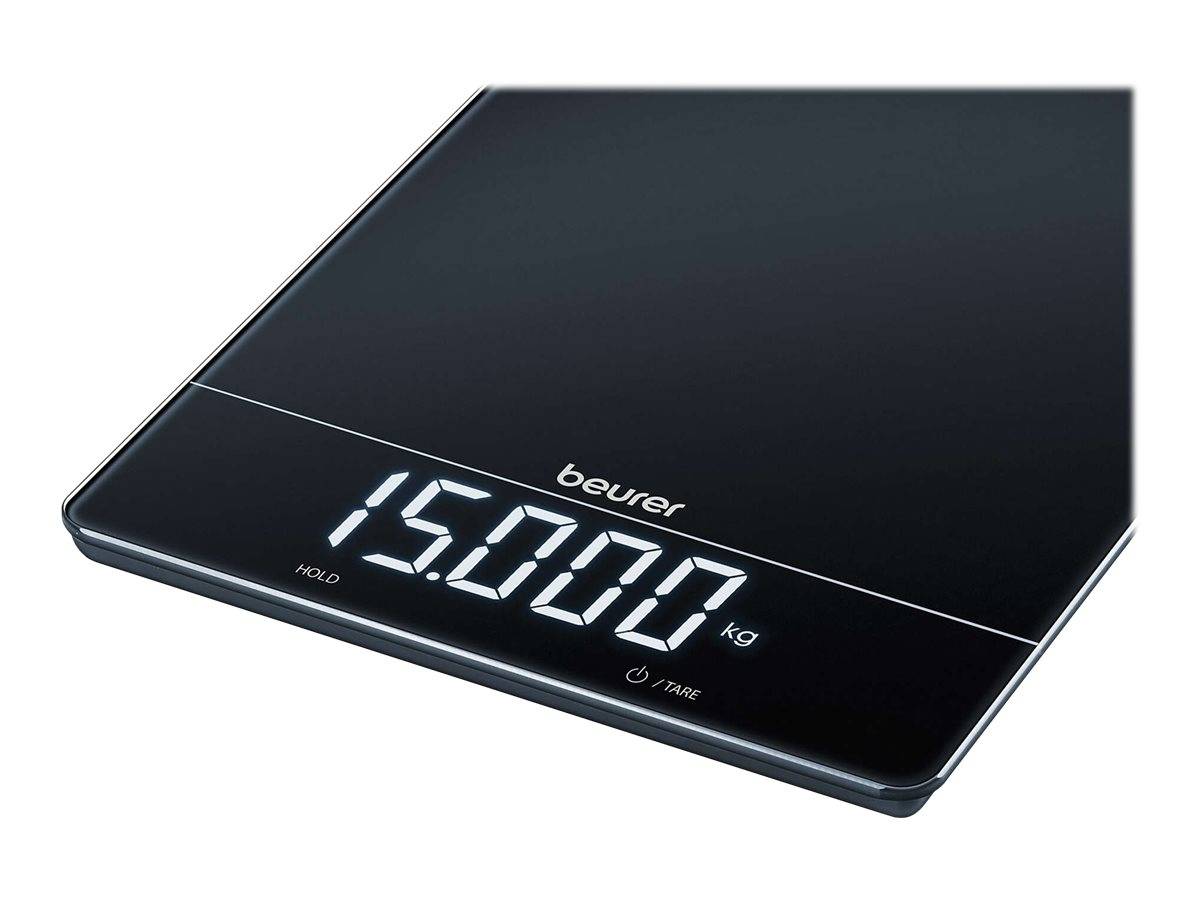 Beurer KS 34 Küchenwaage digital Wägebereich (max.)=15kg Schwarz 200 x 263 x 20