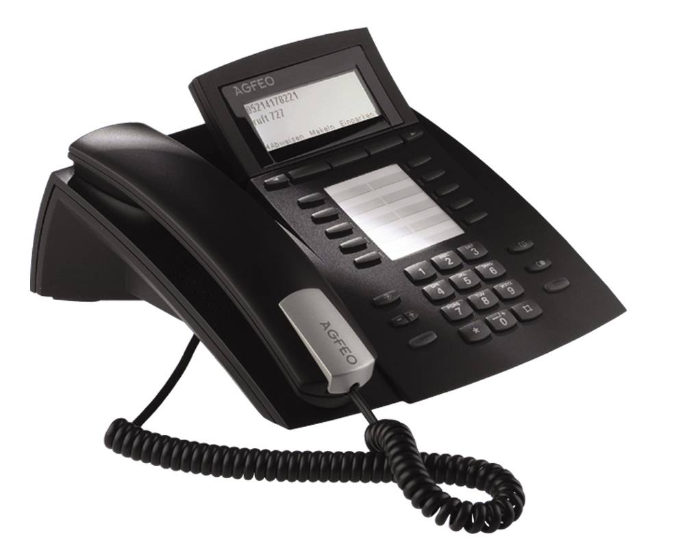 AGFEO ST 42 IP - VoIP-Telefon - Schwarz