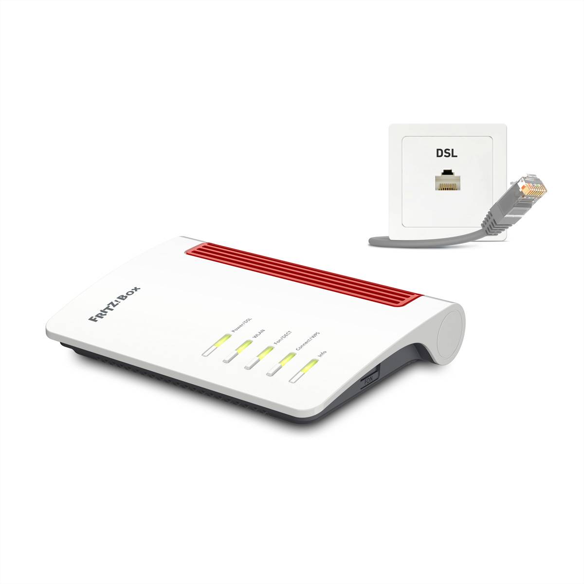 AVM FRITZ!Box 7530 AX WLAN Router 2.4 GHz, 5 GHz 1800 MBit/s