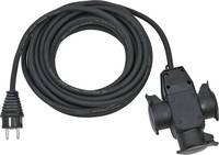 Brennenstuhl 1167810301 Strom Verlängerungskabel Schwarz 10.00 m H07RN-F 3G 1,5 mm²