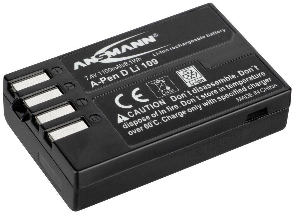 Ansmann A-Pen D-Li 109 Kamera-Akku ersetzt Original-Akku (Kamera) D-LI109 7.4 V 1100 mAh