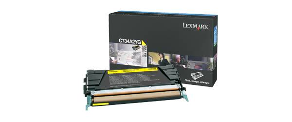 Lexmark - Gelb - Original - Tonerpatrone LCCP