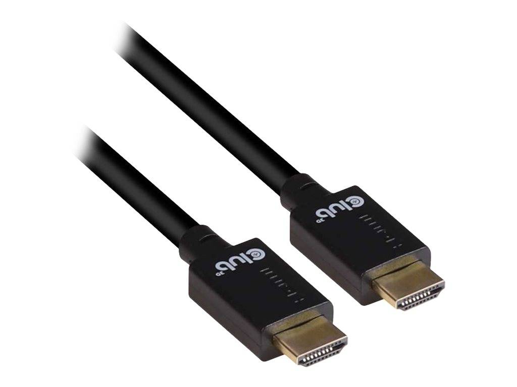 club3D HDMI Anschlusskabel HDMI-A Stecker, HDMI-A Stecker 3.00 m Schwarz CAC-1373 10K UHD, 8K UHD, Flammwidrig HDMI-Kabel