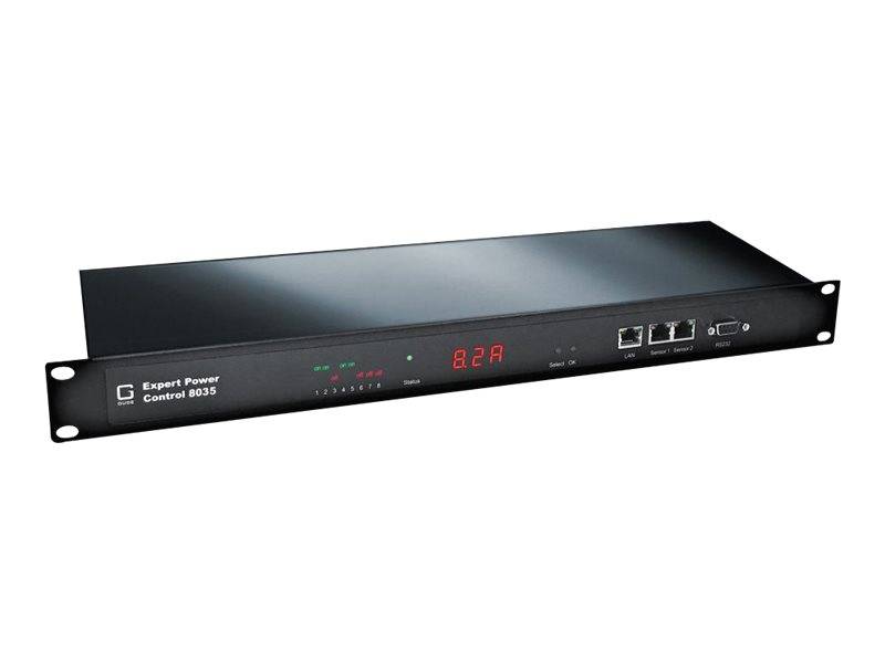 GUDE 8035-1 Expert Power Control NET 8x C13, Differenzstrommessung Typ A, Messung pro Port, 2xSensorport