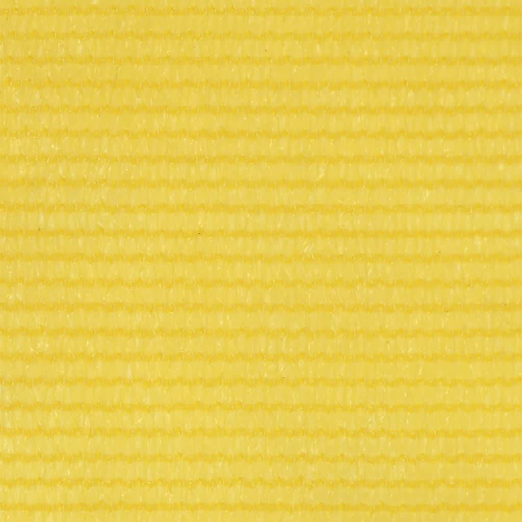 vidaXL Balkon-Sichtschutz Gelb 90x300 cm HDPE