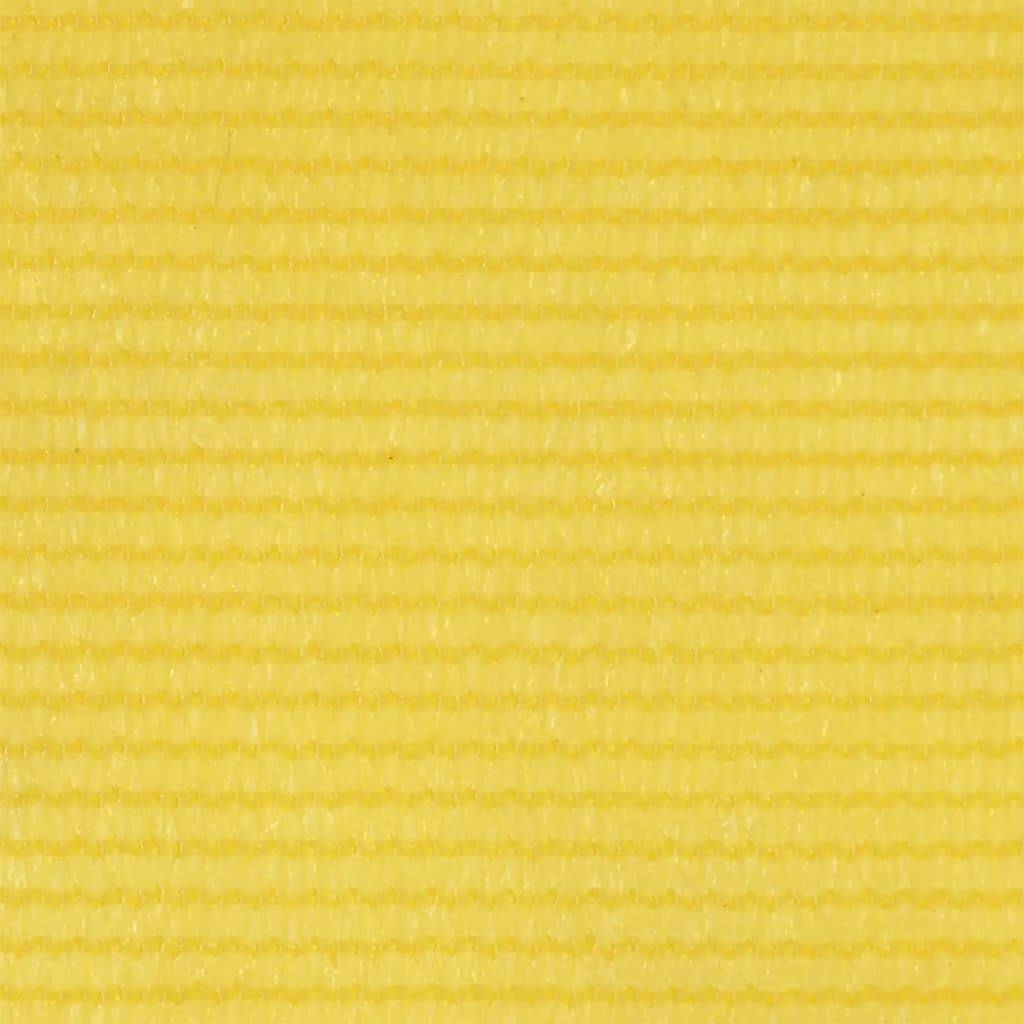 vidaXL Balkon-Sichtschutz Gelb 120x300 cm HDPE