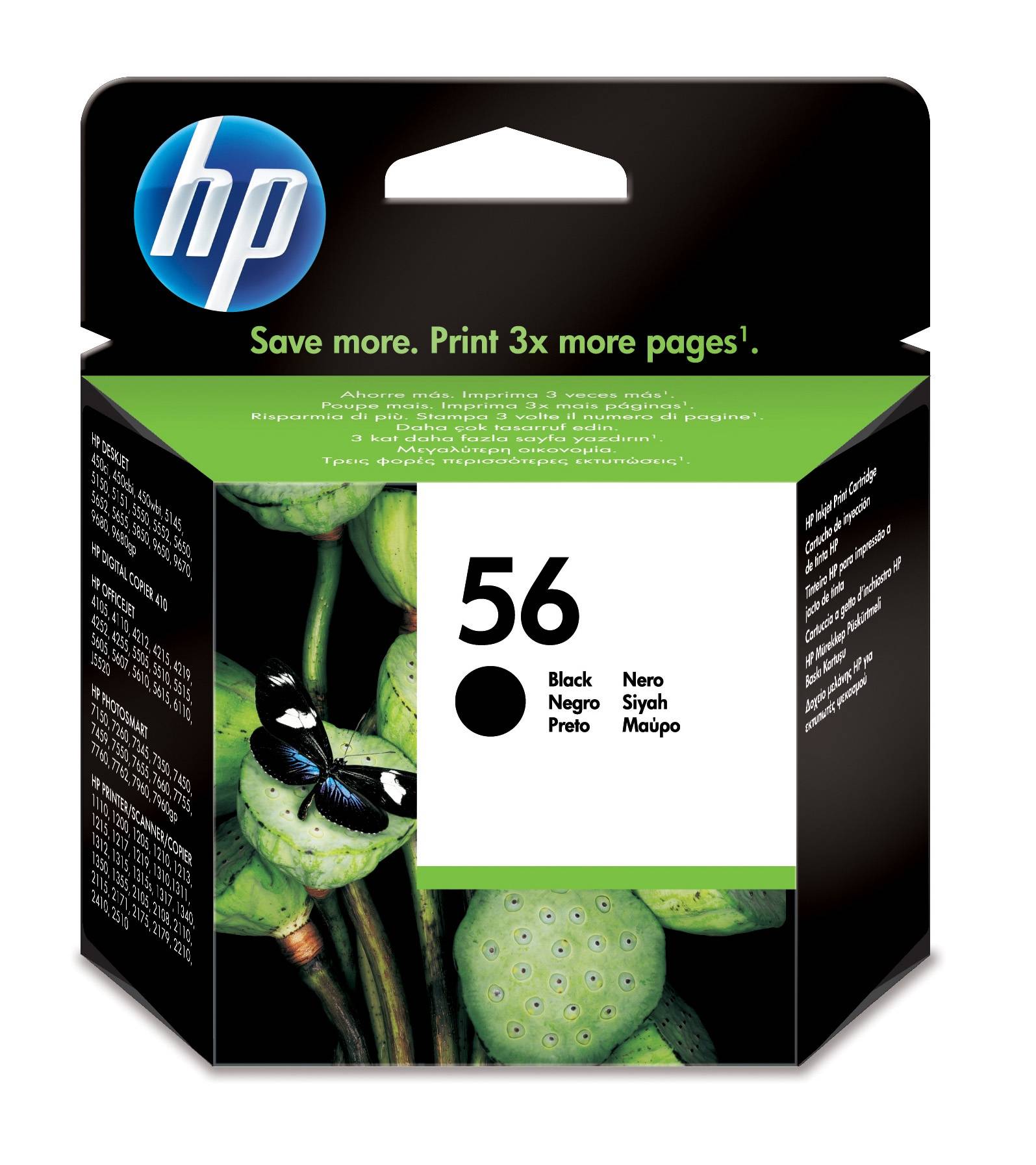 HP Druckerpatrone 56 Original Schwarz C6656AE Tinte