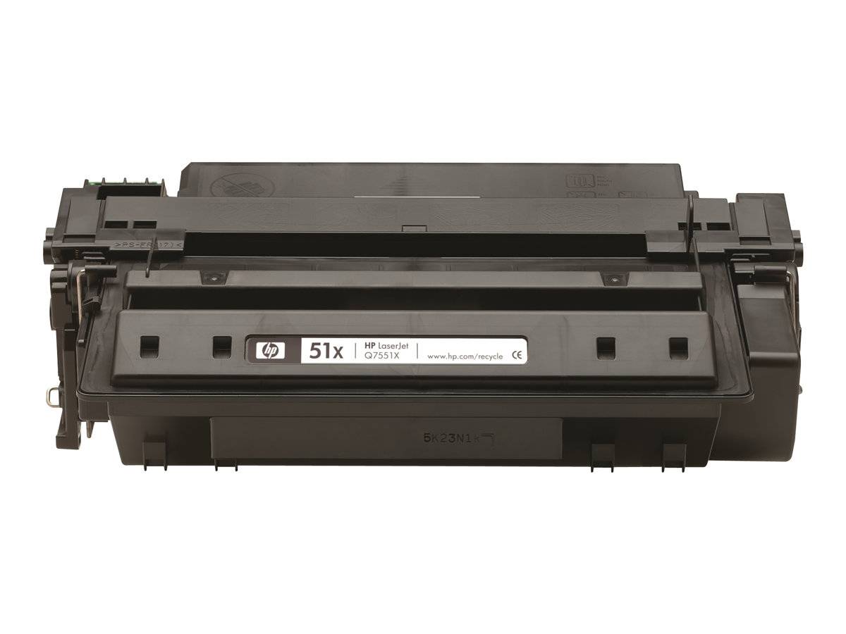 HP 51X - Hohe Ergiebigkeit - Schwarz - Original - LaserJet - Tonerpatrone (Q7551X)