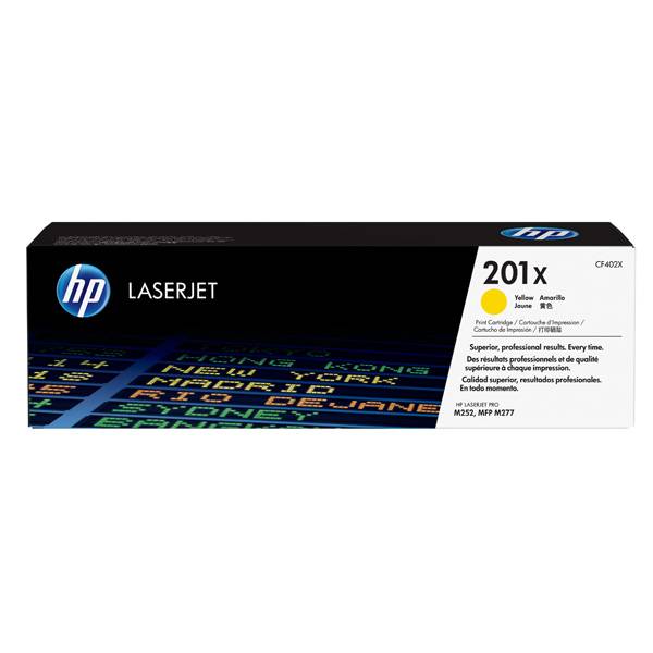 HP Toner 201X Original Gelb 2300 Seiten CF402X
