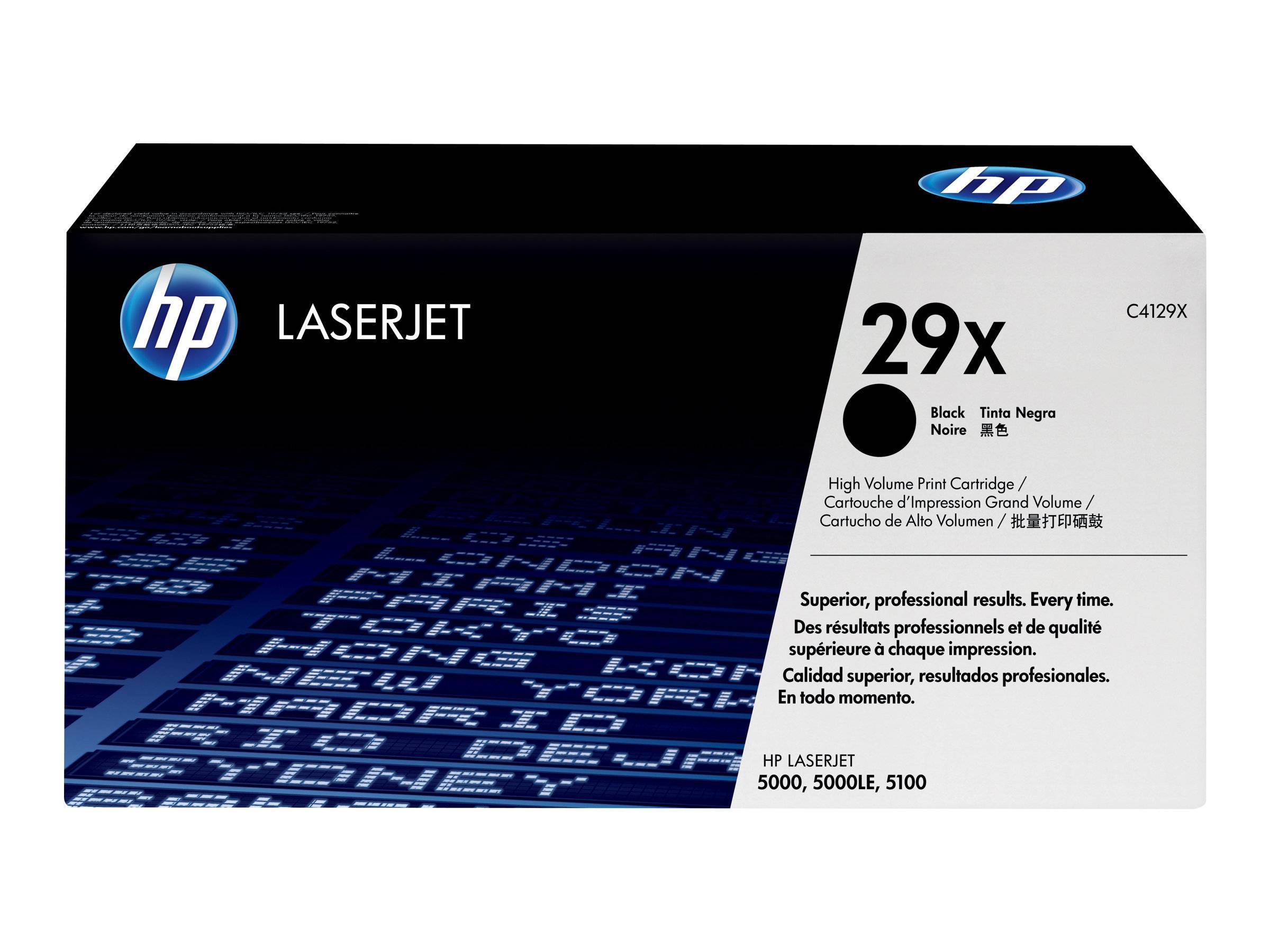 HP 29X - Hohe Ergiebigkeit - Schwarz - Original - LaserJet - Tonerpatrone (C4129X)