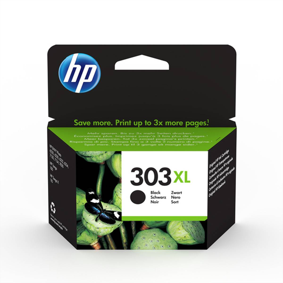 HP Druckerpatrone 303XL Original Schwarz T6N04AE Tinte