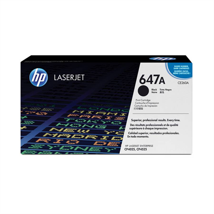 HP Toner 647A Original Schwarz 8500 Seiten CE260A