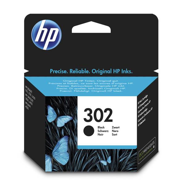 HP 302 Druckerpatrone Original Schwarz F6U66AE Tinte