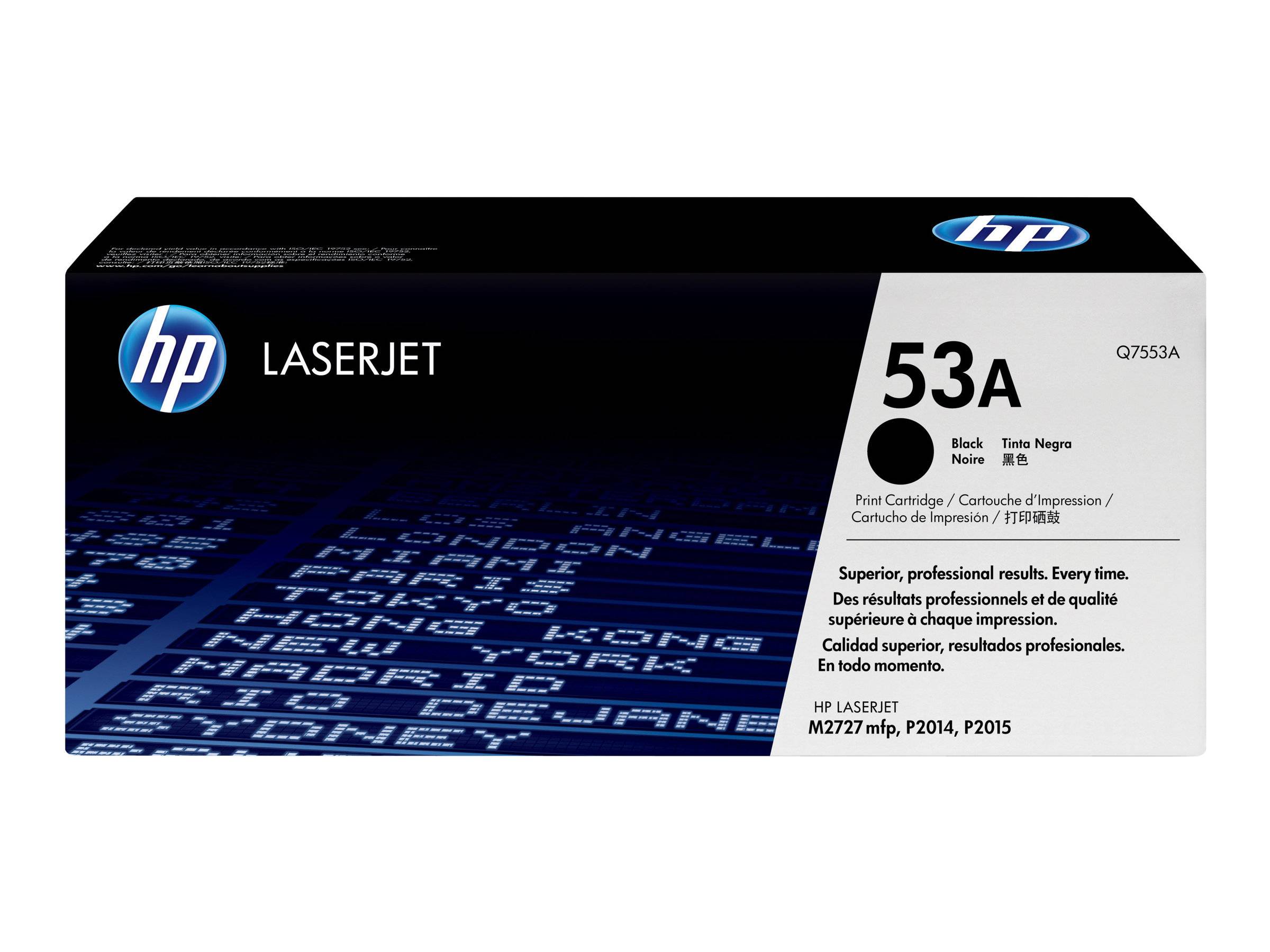 HP Toner 53A Original Schwarz 3000 Seiten Q7553A