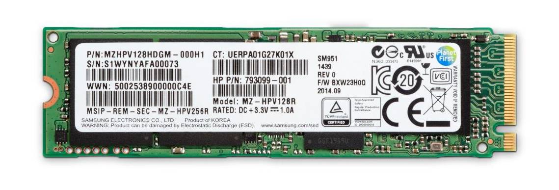 HP Z Turbo Drive G2 1 TB Interne M.2 PCIe NVMe SSD M.2 NVMe PCIe 3.0 x4 1PD55AA