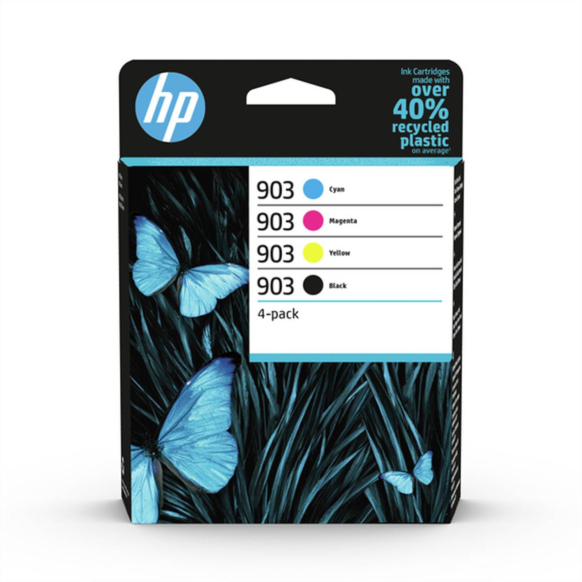 HP 903 Druckerpatrone 4er-Pack Original Schwarz, Cyan, Magenta, Gelb 6ZC73AE Tinte
