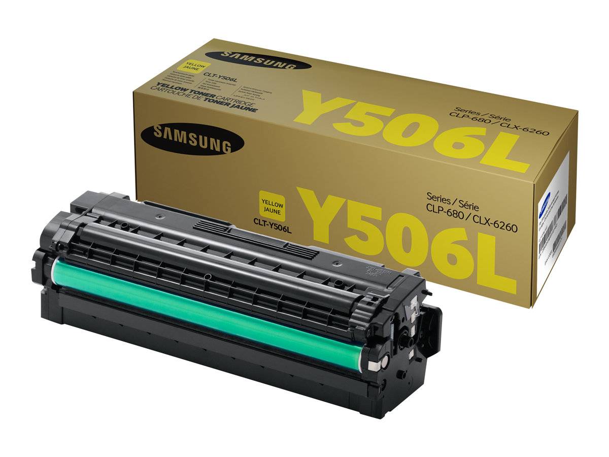 Samsung CLT-Y506L - Gelb - Original - Tonerpatrone - für CLP-680DW, 680ND, CLX-6260FD, 6260FR, 6260FW, 6260ND