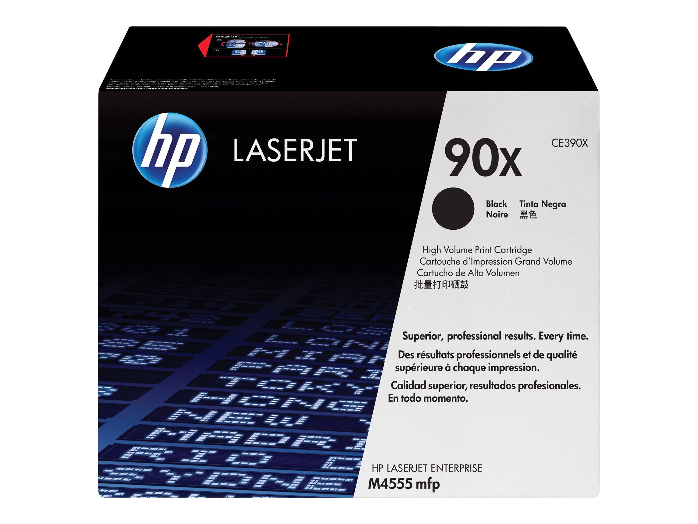 HP Toner 90X Original Schwarz 24000 Seiten CE390X