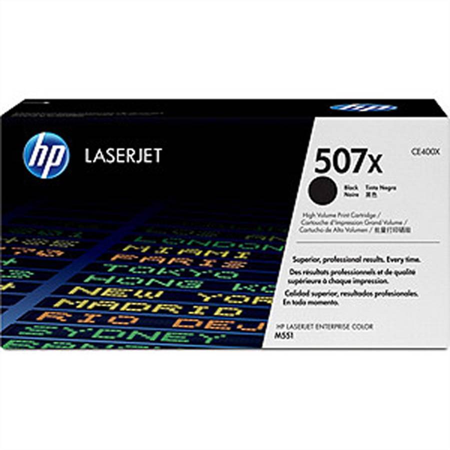 HP Toner 507X Original Schwarz 11000 Seiten CE400X