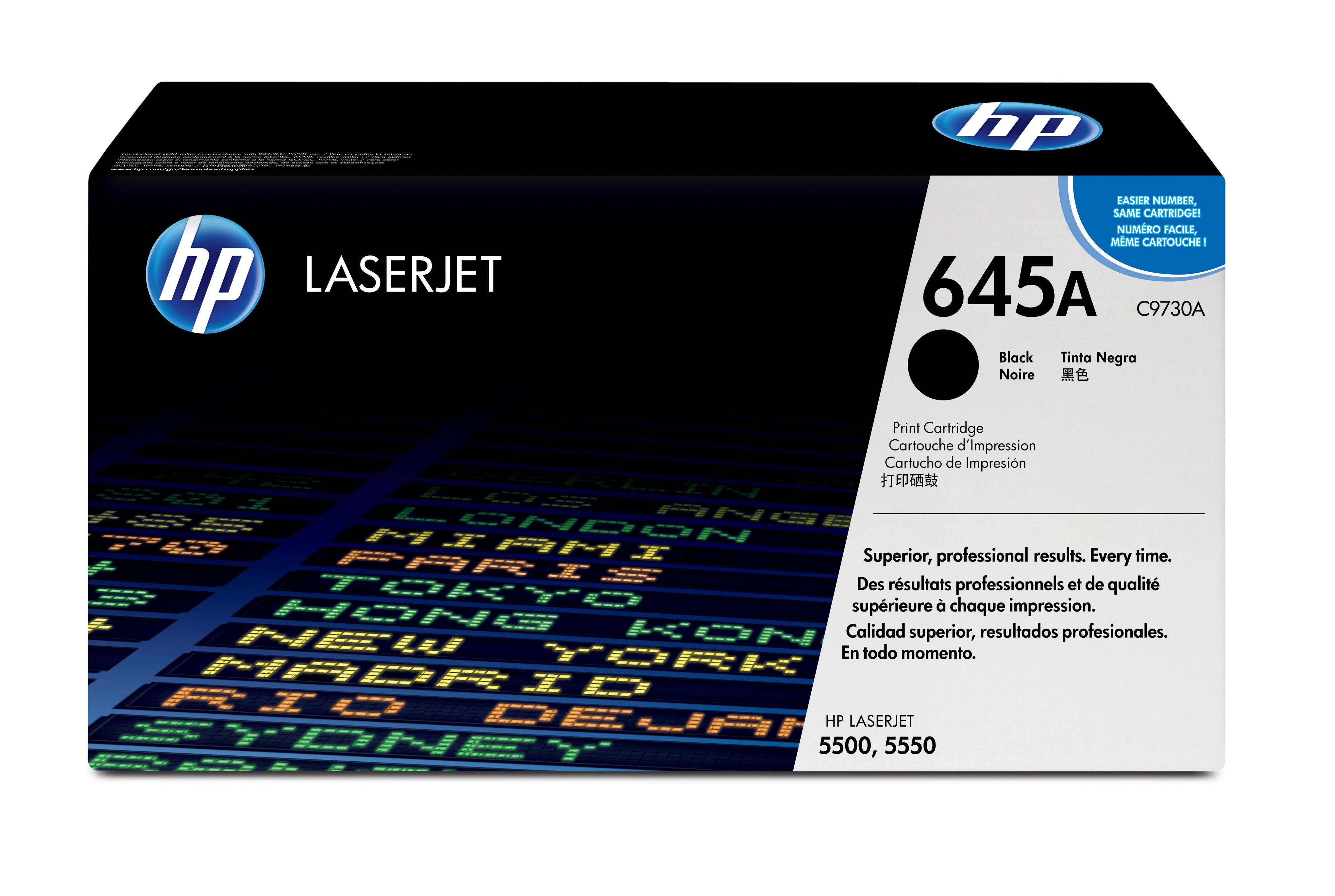 HP Toner 645A Original Schwarz 13000 Seiten C9730A