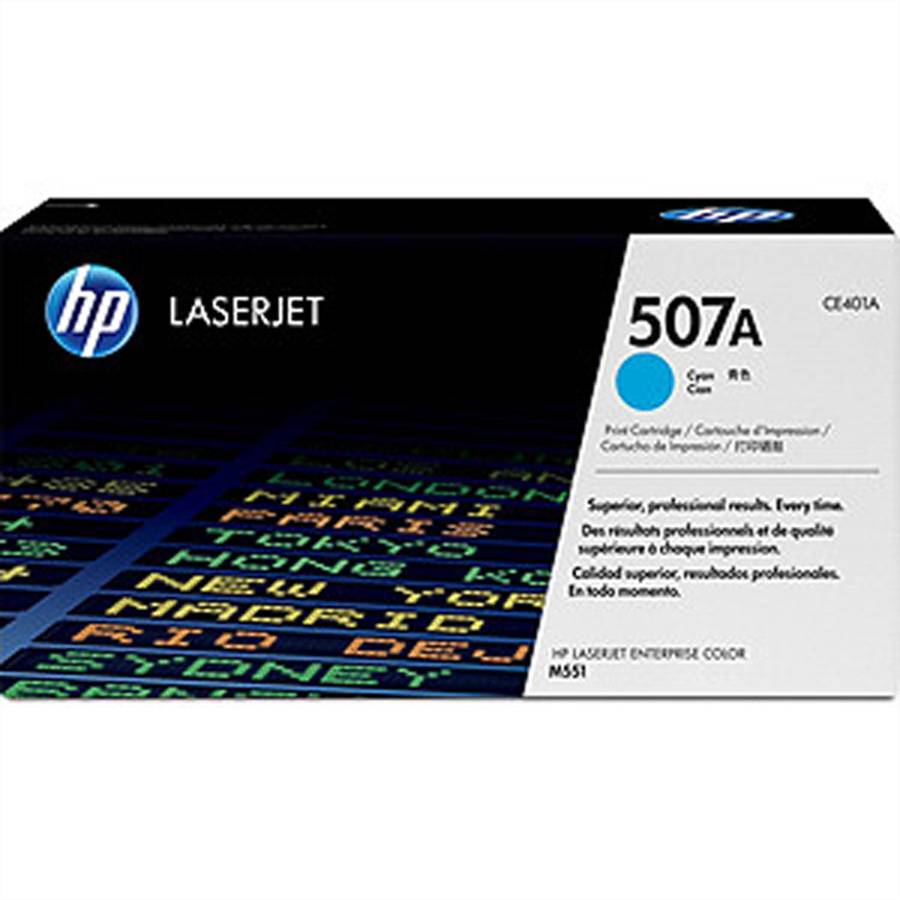 HP Toner 507A Original Cyan 6000 Seiten CE401A