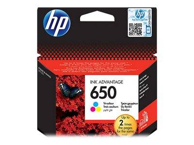 HP 650 - Farbe (Cyan, Magenta, Gelb) - original