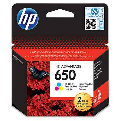 HP 650 - Farbe (Cyan, Magenta, Gelb) - original