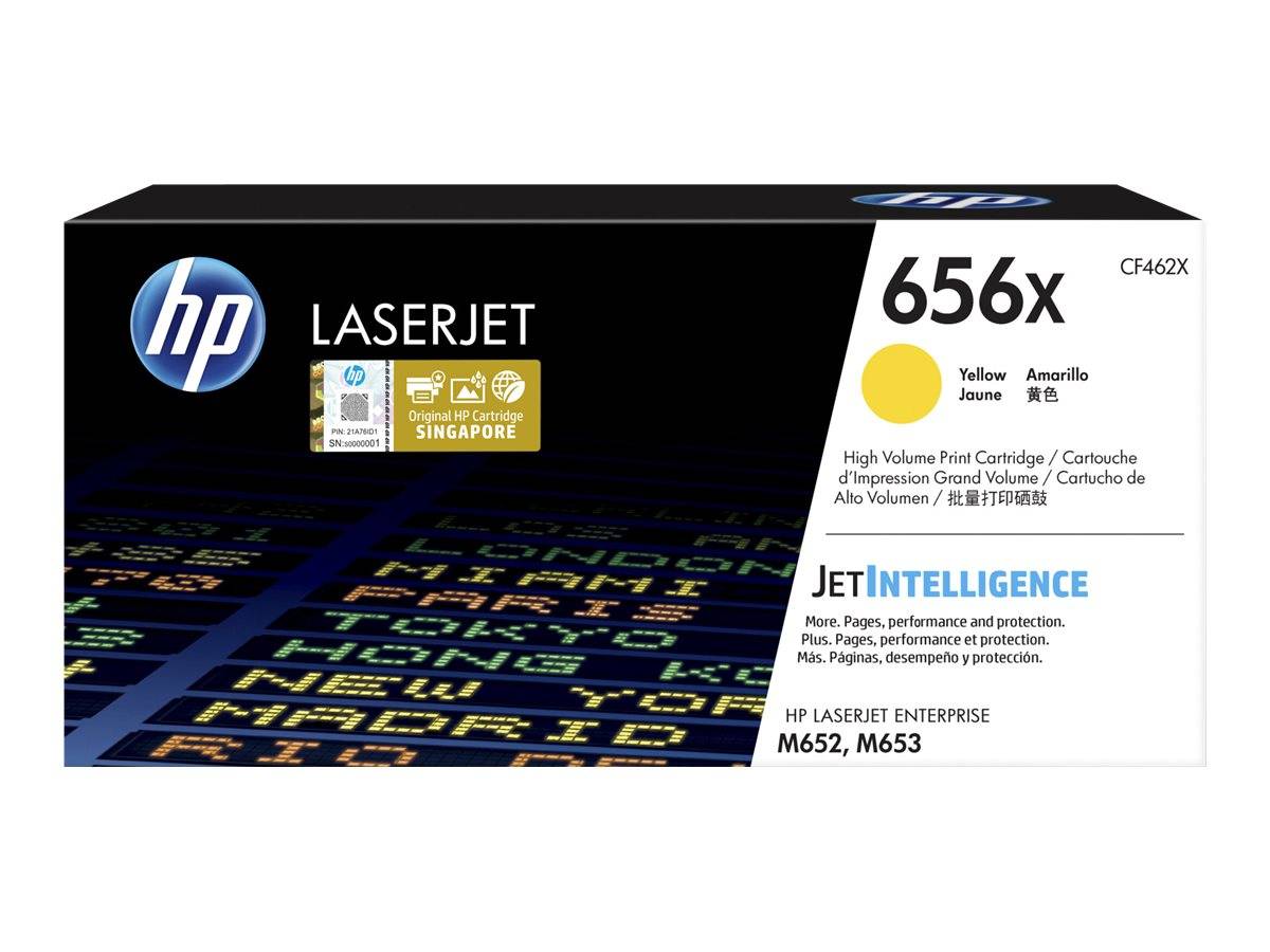 HP Toner 656X Original Gelb 22000 Seiten CF462X