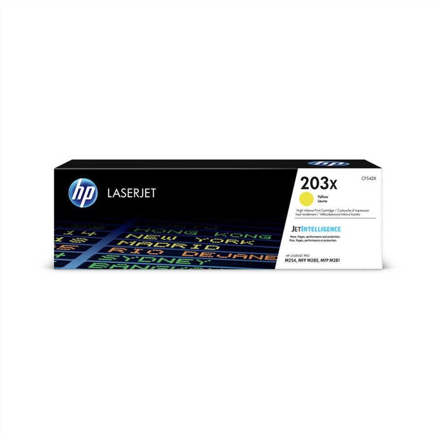 HP Toner 203X Original Gelb 2500 Seiten CF542X