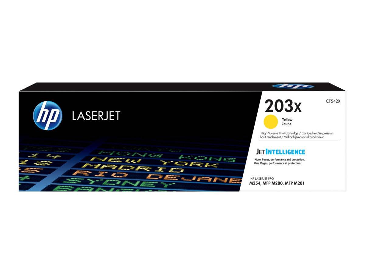 HP Toner 203X Original Gelb 2500 Seiten CF542X