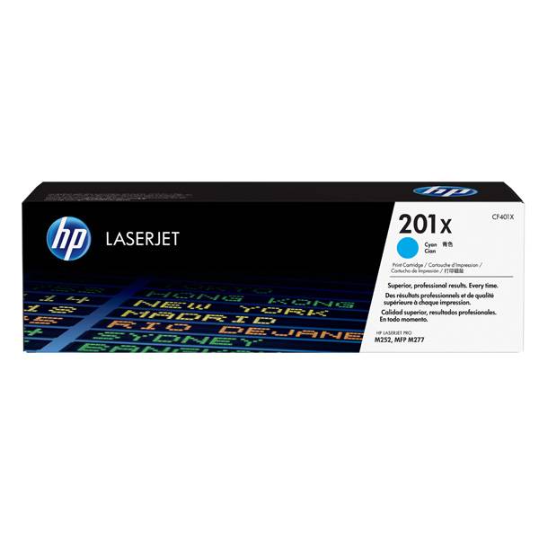HP Toner 201X Original Cyan 2300 Seiten CF401X