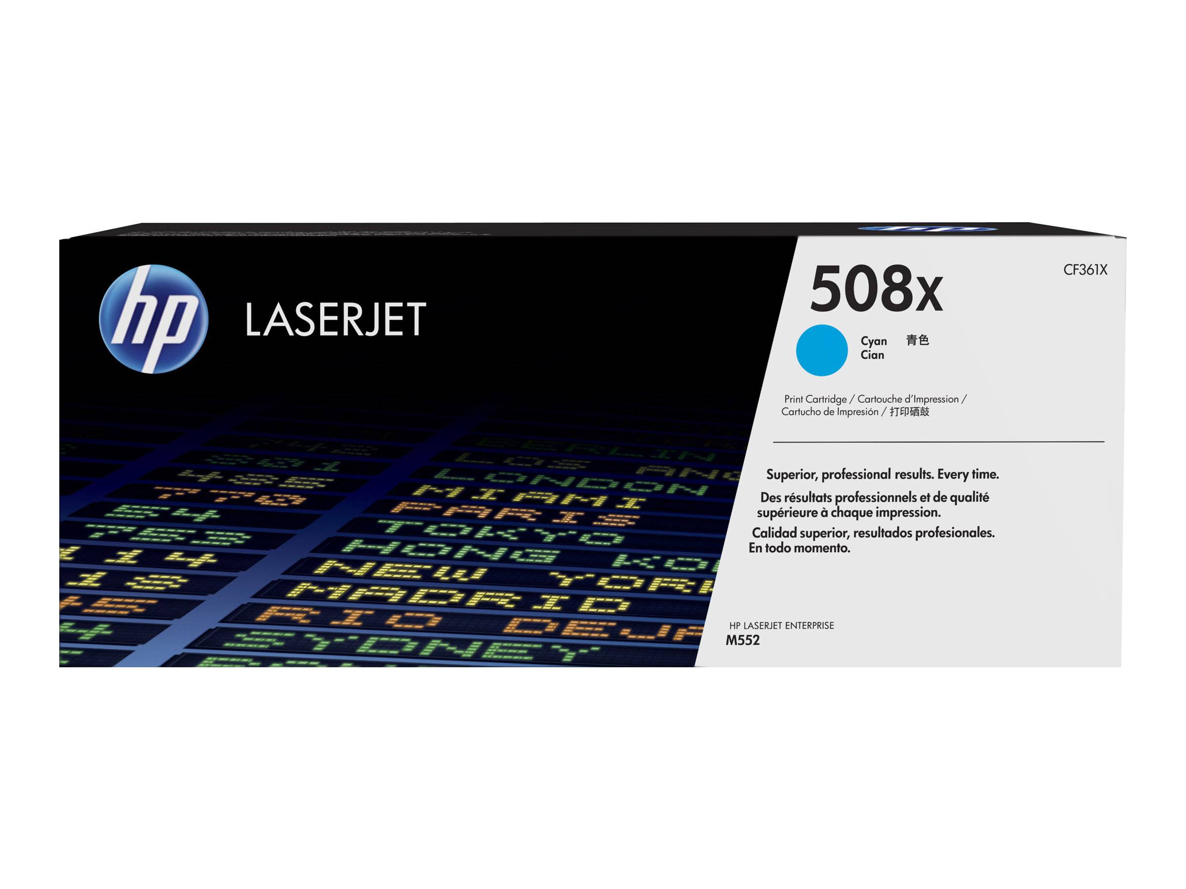 HP Toner 508X Original Cyan 9500 Seiten CF361X