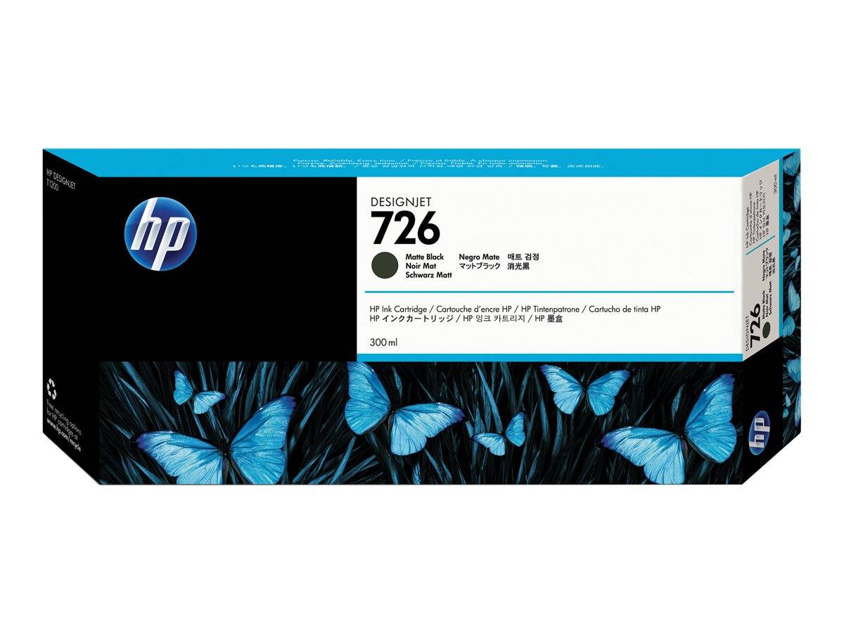 HP Druckerpatrone 726 Original Matt Schwarz CH575A