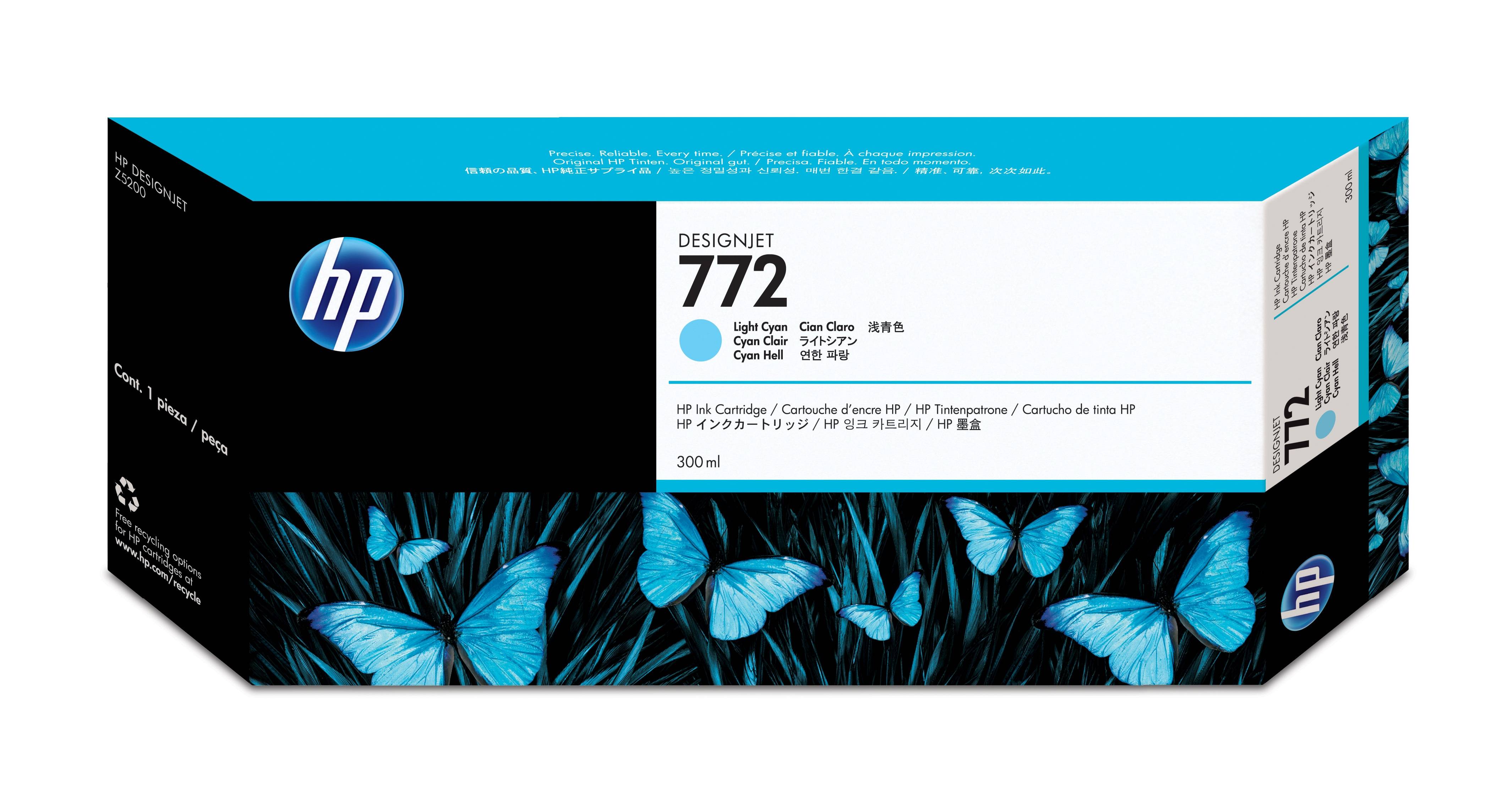 HP Druckerpatrone 772 Original Hell Cyan CN632A