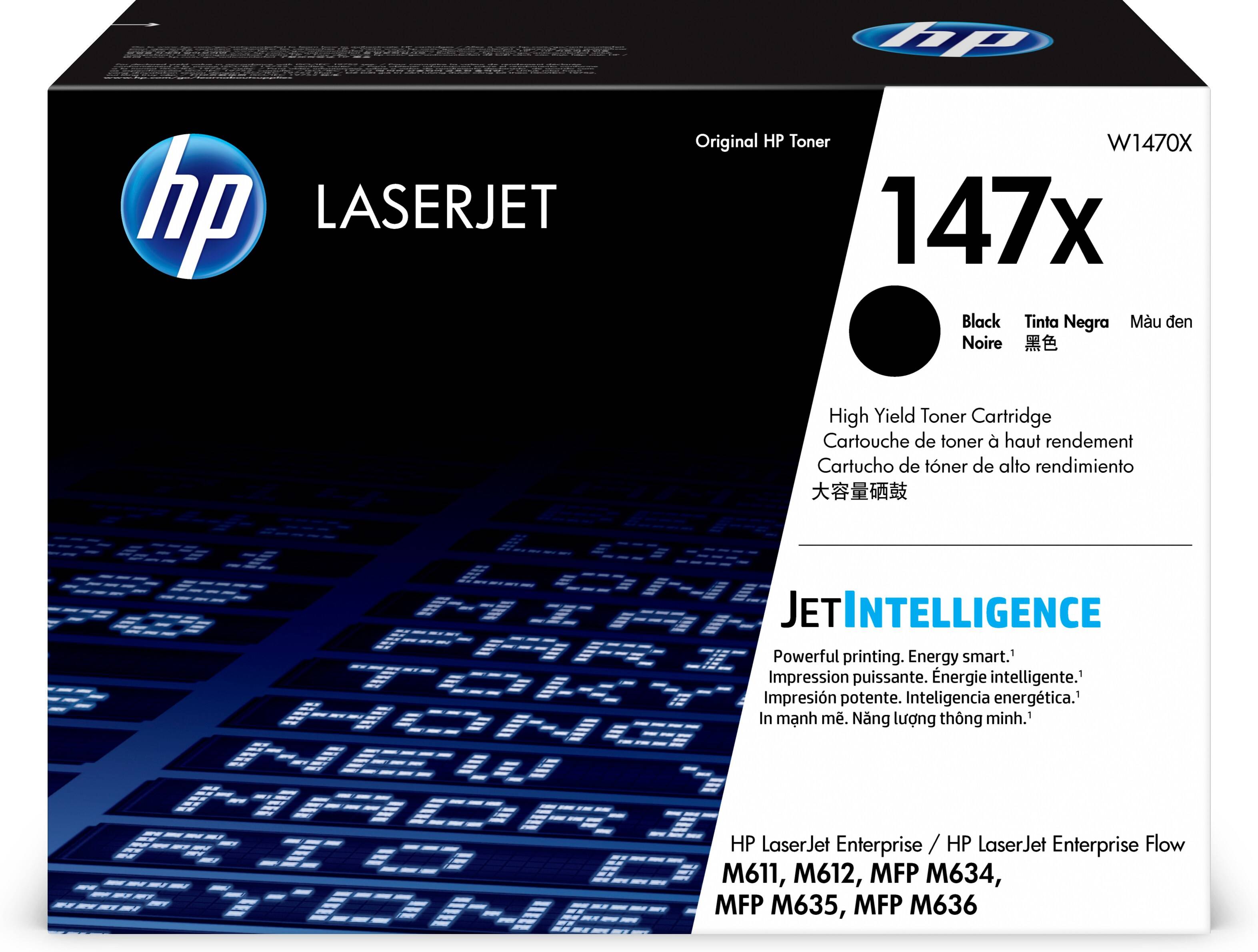 HP Toner 147X Original Schwarz 25200 Seiten W1470X