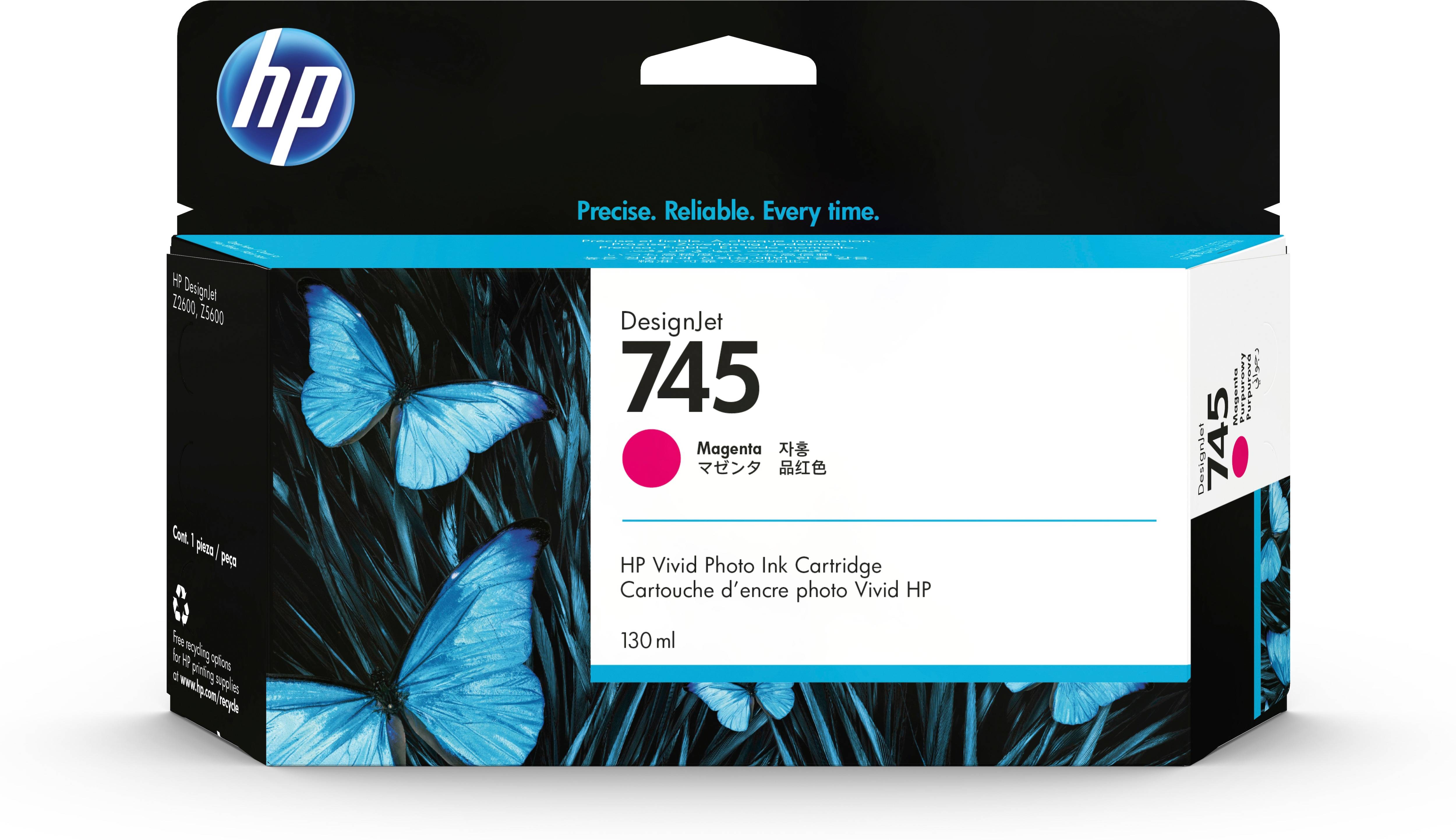 HP Druckerpatrone 745 Original Magenta 130 ml F9J95A 1 St.