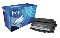 FREECOLOR - 500 g - Schwarz - kompatibel - Tonerpatrone (Alternative zu: HP 55X)