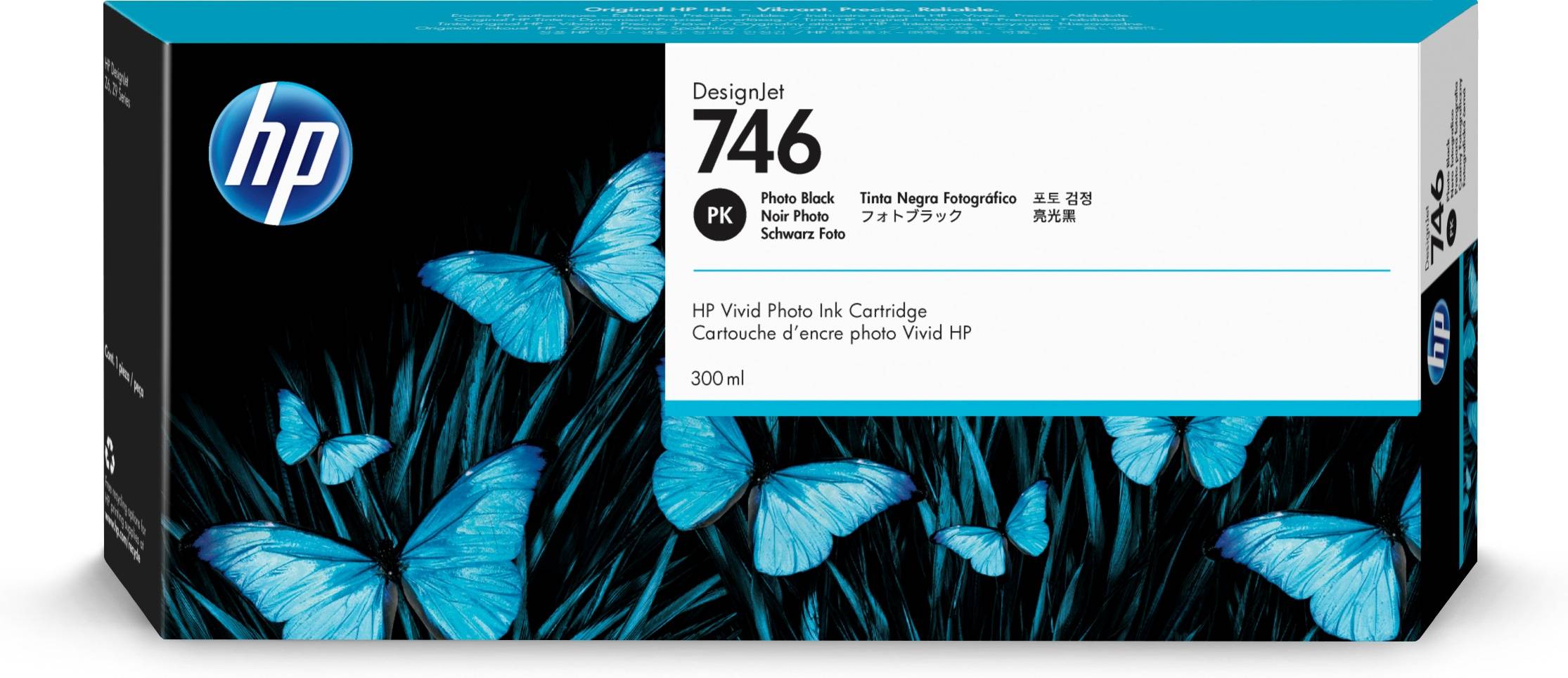 HP 746 - 300 ml - Photo schwarz - Original - DesignJet - Tintenpatrone - für Des
