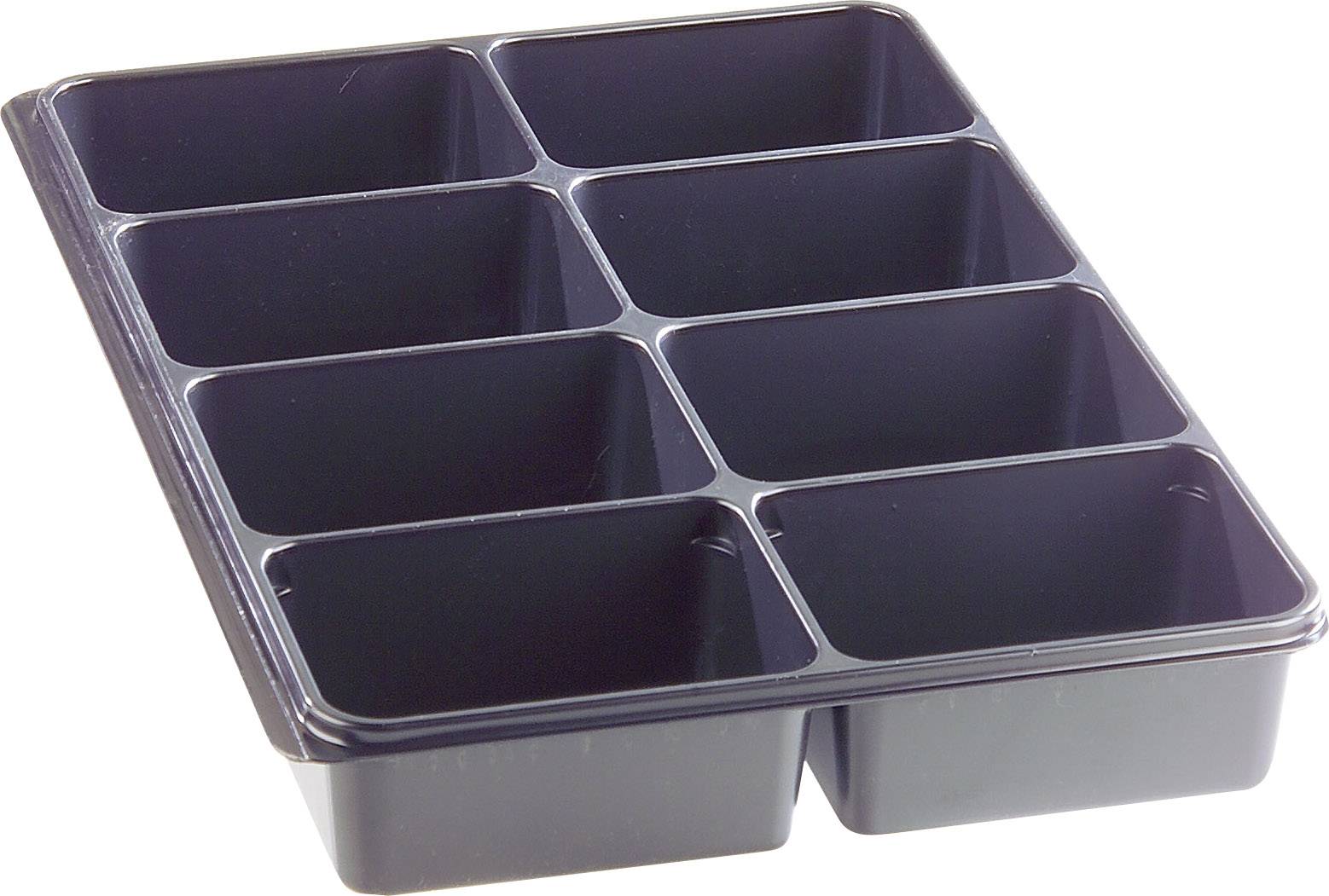 Sortimentskasten (L x B x H) 335 x 235 x 50mm Anzahl Fächer: 8 feste Unterteilung Inhalt 1St.