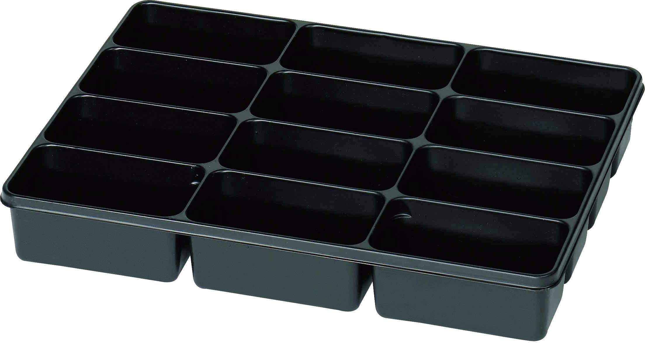 Sortimentskasten (L x B x H) 335 x 235 x 50mm Anzahl Fächer: 12 feste Unterteilung Inhalt 1St.