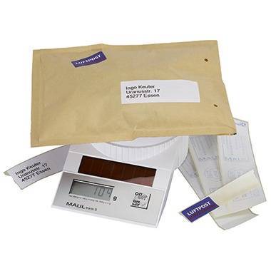 Maul MAULtronic S 2000 Briefwaage Wägebereich (max.) 2 kg Ablesbarkeit 0.5 g Weiß