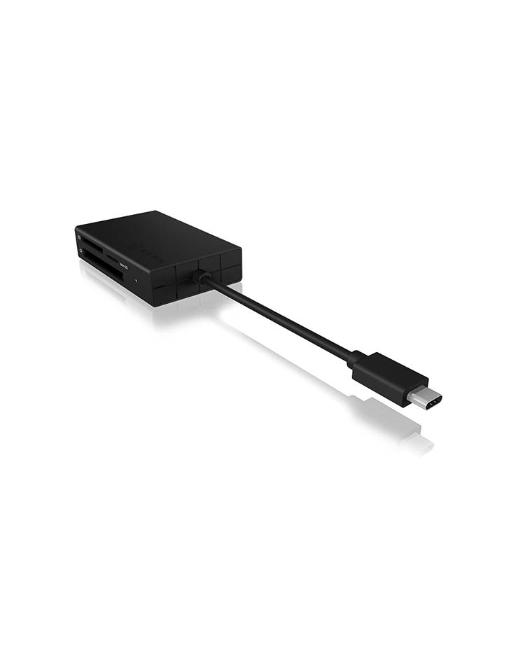 IB-CR401-C3, Type-C® USB 3.0 Kartenleser (CF, SD 4.0, micro SD 4.0), UHS-II, mit USB 3.0 Type-C® Hostanschluss
