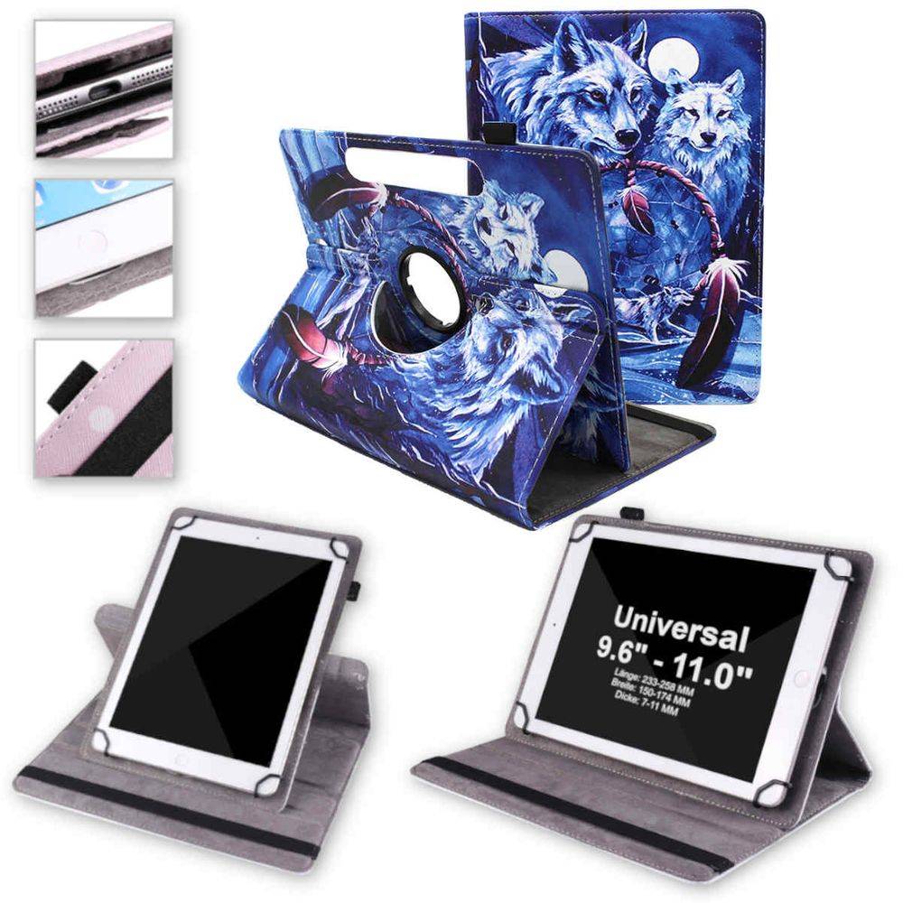 Für Apple iPad 10.2 Zoll 2019 / 2020 / 2021 7. / 8. / 9. Gen 360 Grad Rotation Universell Motiv 16 Tablet Tasche Kunst Leder Hülle Etuis