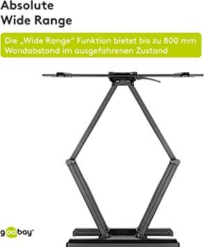 Goobay 49935 TV-Wandhalterung Pro FULLMOTION 94 cm (37") - 178 cm (70") Wide Range VESA 600x400 neig- & schwenkbar 70 kg