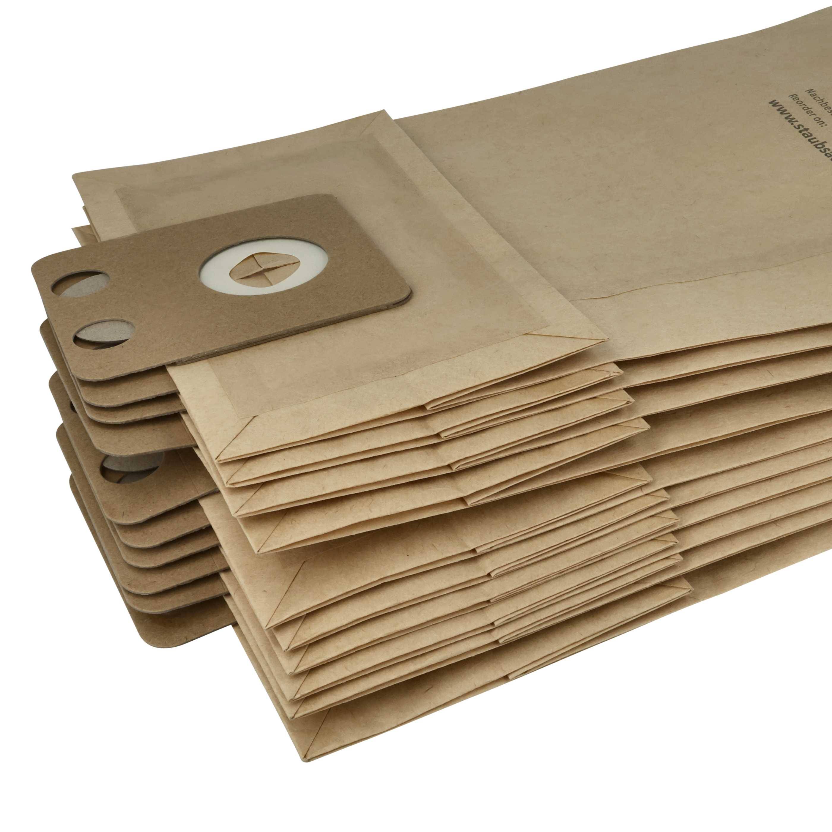 vhbw 100x Staubbeutel kompatibel mit Nilfisk-Alto CDB 3050 Business, 3020 Business, 3000 Business Staubsauger - 44,5cm x