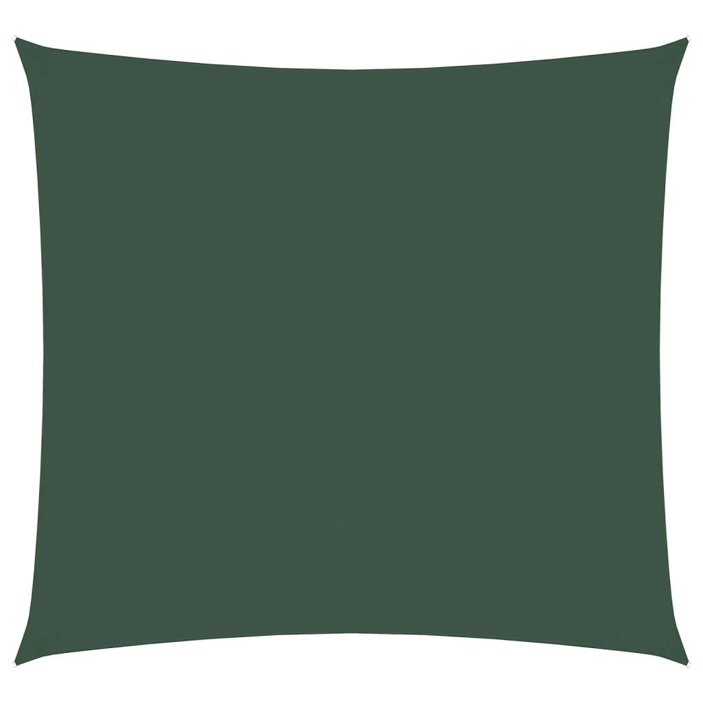vidaXL Sonnensegel Oxford-Gewebe Quadratisch 3x3 m Dunkelgrün