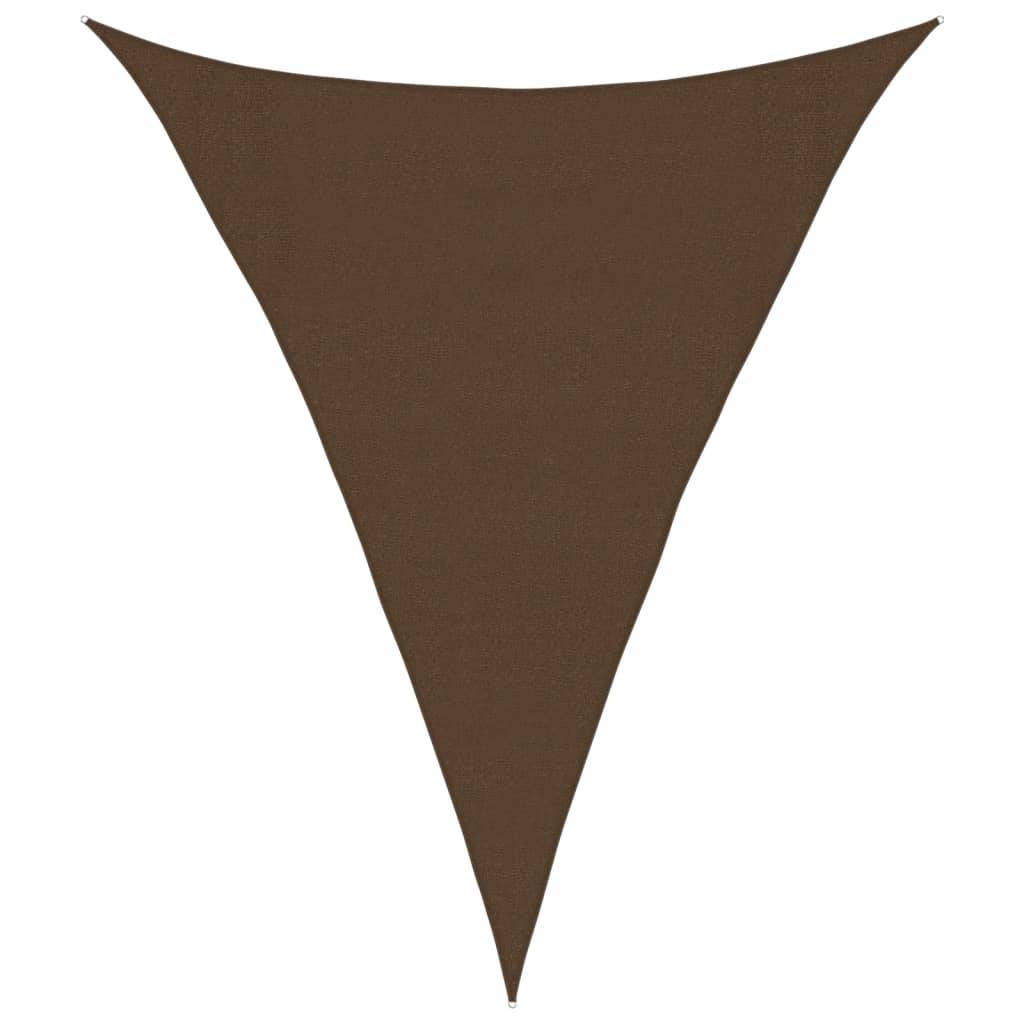 vidaXL Sonnensegel 160 g/m² Braun 3x4x4 m HDPE